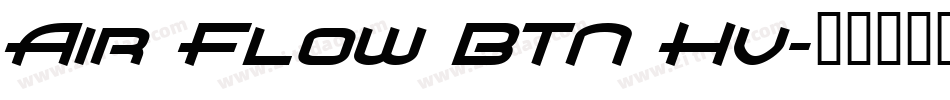 Air Flow BTN Hv字体转换
